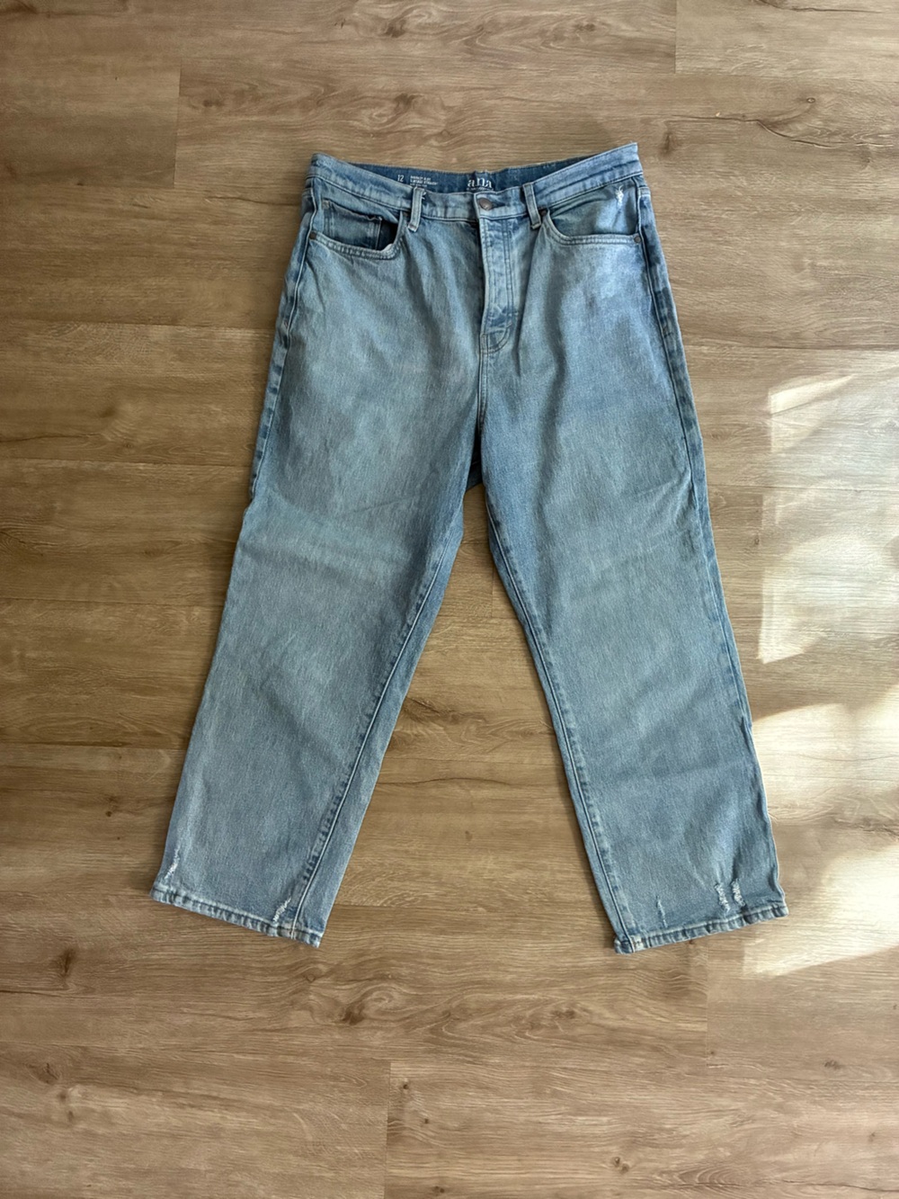 Light Blue Women’s Straight Jeans - Ana
